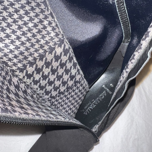 Aquatalia Black Suede Stretch Knee Boots - Picture 4 of 6